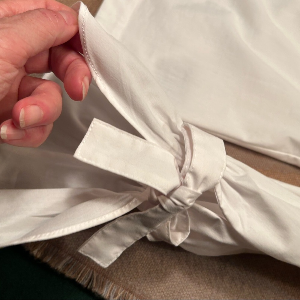 NWT Marled white blouse, M - Picture 6 of 12